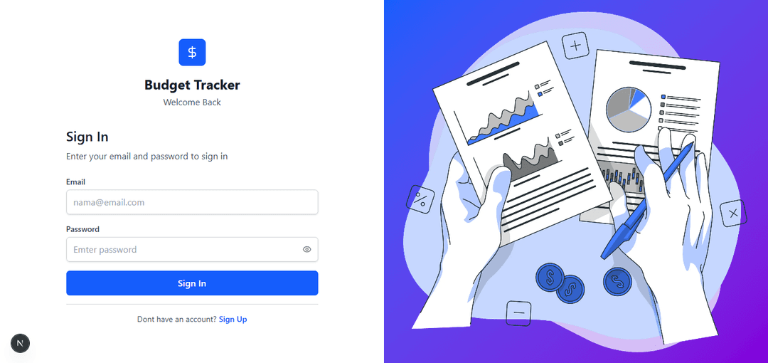AI Summary Budget Tracker